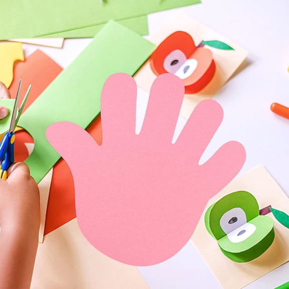 WEUVEB 1Set Decorative Paperboard Paper Cutouts Assorted Colors for Classroom Wall Art