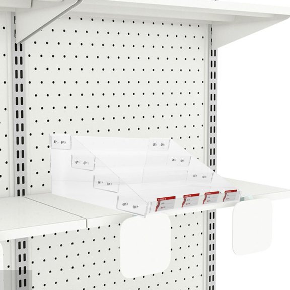 WEUVEB Commercial Beverage Display Holder with Multi Level Riser Shelf for Store Use