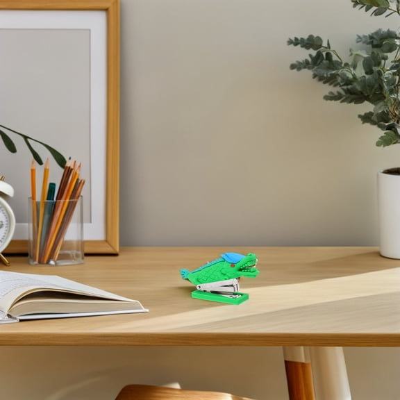 WEUVEB Dragon Handheld Stapler with Soft PVC Rubber Grip for Home and Office Use