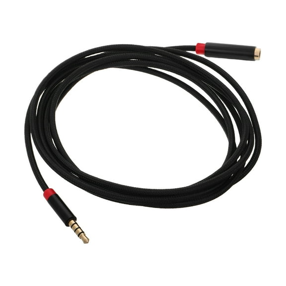 WEUVEB Copper 2M Headphone Extension Cable for Microphone Support and Live Streaming 1Pack
