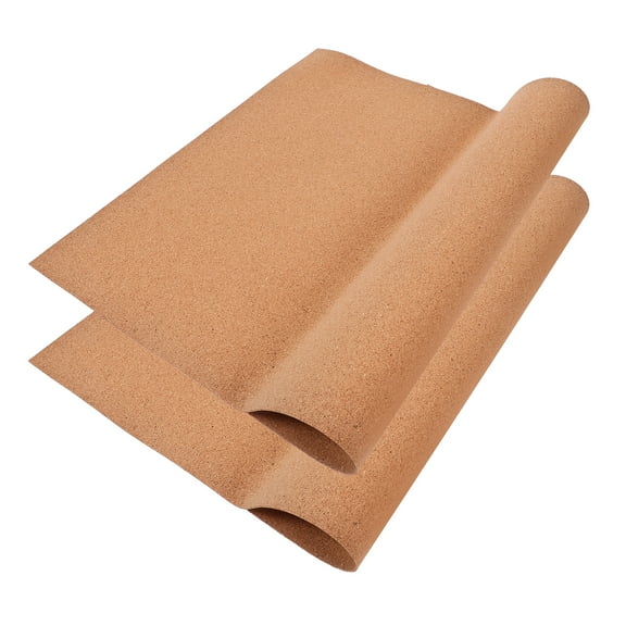 WEUVEB Brown Cork Shelf Liner for Kitchen Cabinets and Drawers, and Wear Resistant Protective Mat