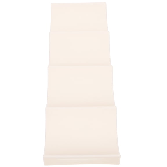 WEUVEB Plastic Wine Bottle Holder with Horizontal Stacking for Kitchen and Fridge White