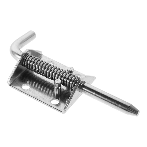 WEUVEB Heavy Duty Stainless Steel Spring Loaded Latch Pin for Trailer Hitch and Cabinet Lock