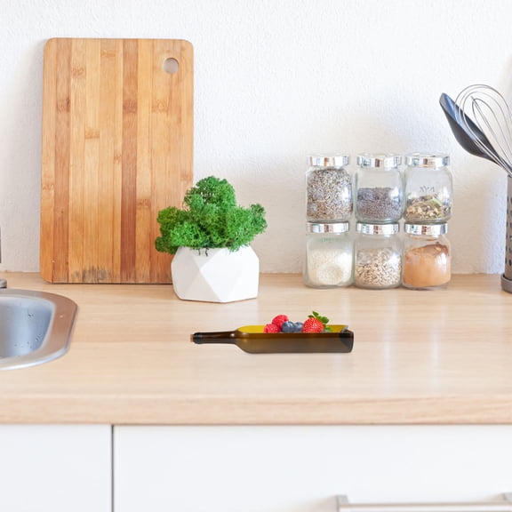 WEUVEB Vintage Wine Bottle Vase Coffee Glass for Home Decor and Versatile Use