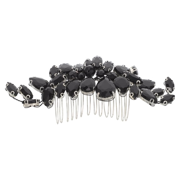 WEUVEB Combs for Hair Stylist Crystal Metal 1Pack