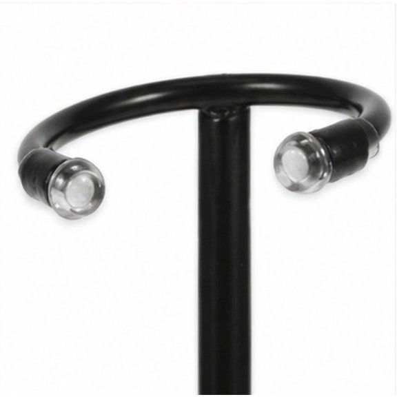 WEUVEB Crystal Wand Holder with Sturdy Black Base for Display in Home Office Store