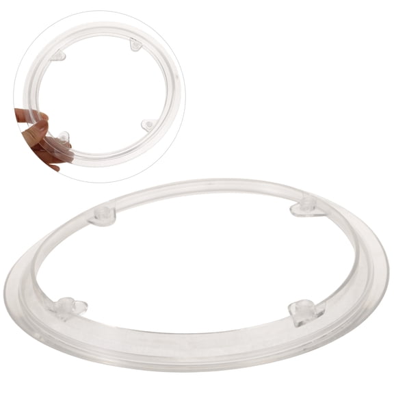 WEUVEB White PVC Bike Chainring Guard Protector with Sleek Modern Design for Chain