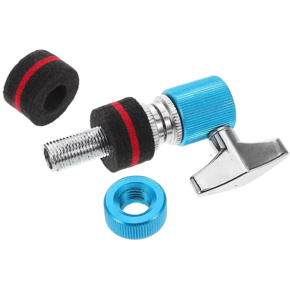 WEUVEB Cymbal Release Hi Hat Clutch Blue Metal 1Pcs for Drum Performance