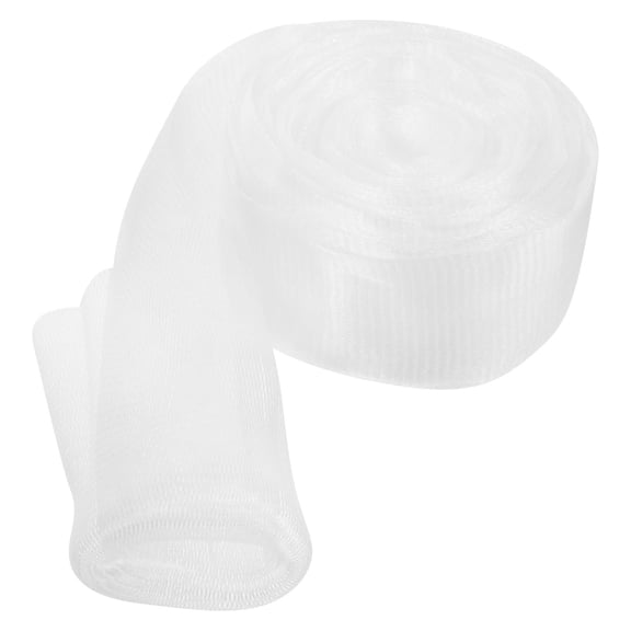 WEUVEB White Plastic Planter Net Cover for Daily Use, Bonsai Net Sleeve, and Lightweight, 1 Set