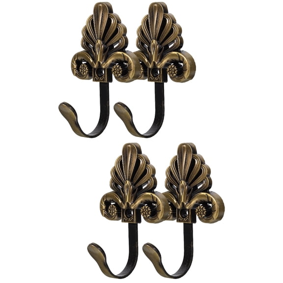 WEUVEB Decorative Antique Style Wall Hooks, Compact Multi-Color Design, and Versatile for Home, Kitchen, Bathroom, and Office Use