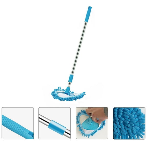 WEUVEB Rotatable Floor Mop Lightweight and Easy to Use Cloth Cleaning Mop for Hardwood, Tile, and Laminate Floors, 1 Piece