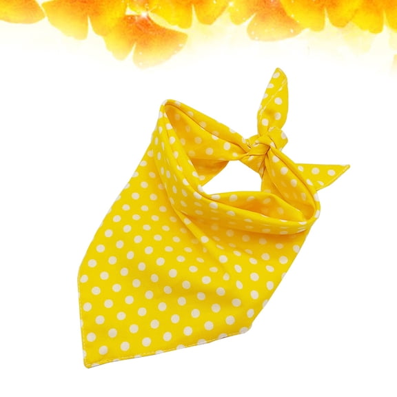 WEUVEB Dog Bib Yellow and Comfortable for Pets