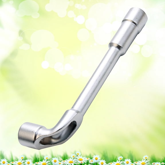 WEUVEB Small Wrench Spanner Silver Metal Hand Tools for Repair Work 1Pcs