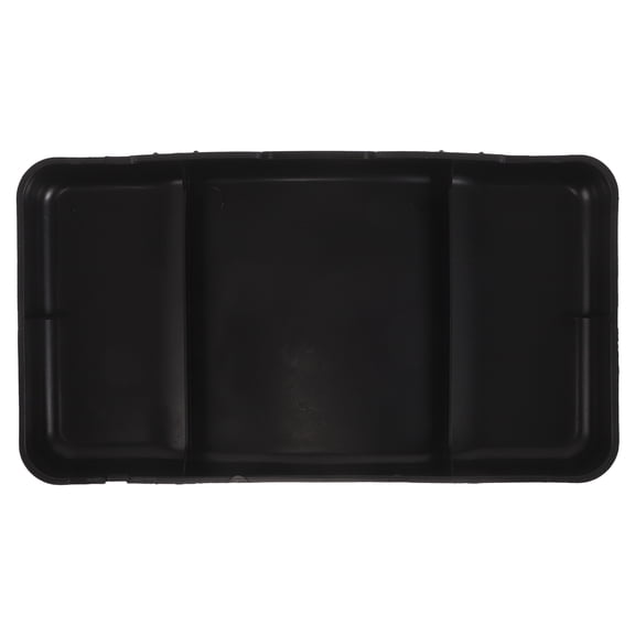 WEUVEB Durable Black Plastic Refrigerator Evaporation Tray Replacement for Freezer and Fridge Drainage