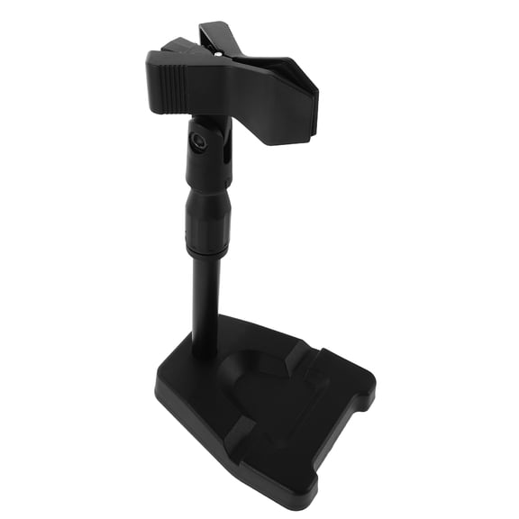 WEUVEB Durable Black Table Microphone Stand with Easy Clamp Installation for Studio Use