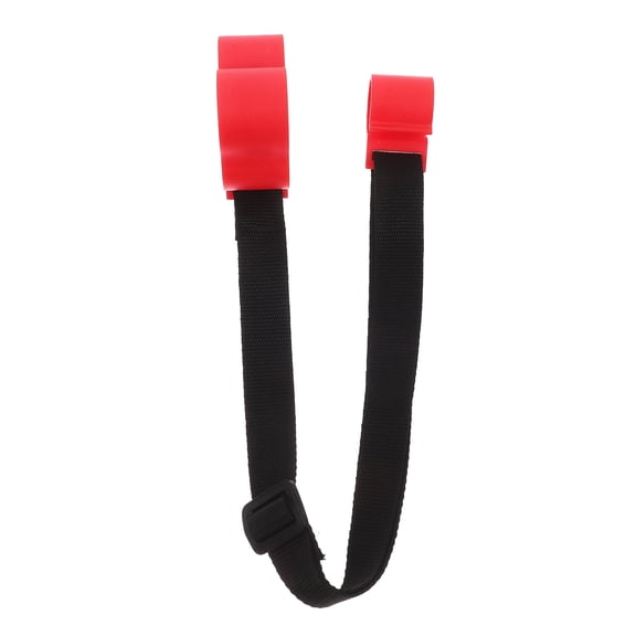 WEUVEB Durable Nylon Trash Can Lock Strap with Elastic Rope for Animal Proof Outdoor Bin