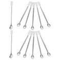 thumbnail image 1 of WEUVEB Durable Stainless Steel Laboratory Spatula for Mixing and Sampling Easy to Clean Lightweight Silver 12pcs, 1 of 8