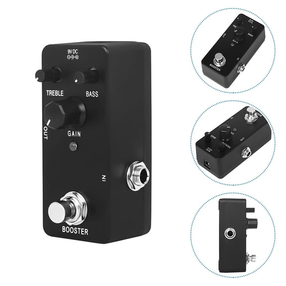 WEUVEB Electric Guitar Effects Pedal Single Block ABS for Music Lovers 1Pcs