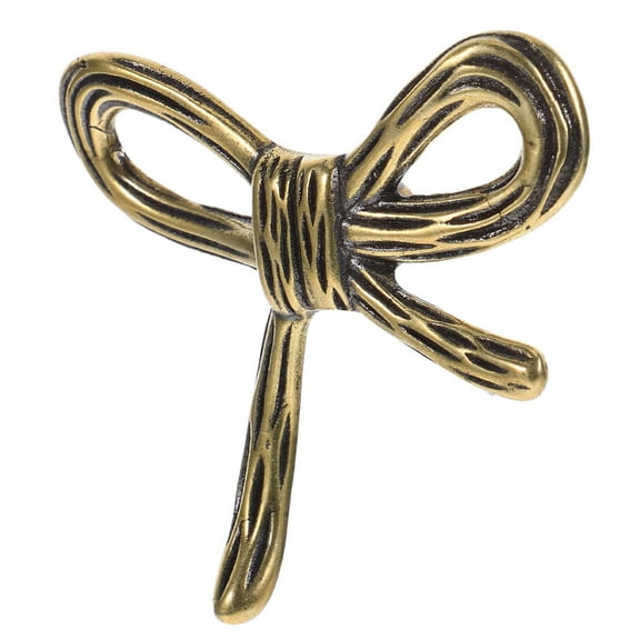 WEUVEB Vintage Brass Door Handles Decorative Cabinet Pulls with Smooth Polished Finish