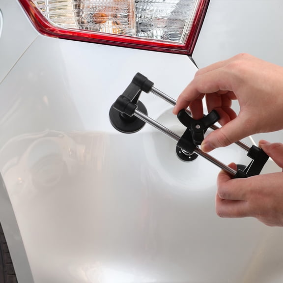 WEUVEB Ergonomic Dent Puller with Adjustable Bridge Tabs and Glue for Car, Appliance, and Auto Body Dent Repairs