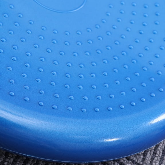 WEUVEB Portable Balance Seat Wobble Cushion PVC Blue 1Pack for Posture Improvement and Back