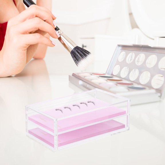 WEUVEB Eyelashes Packaging Box Eyelash Storage Box Keeps Lashes Clean 1Pcs