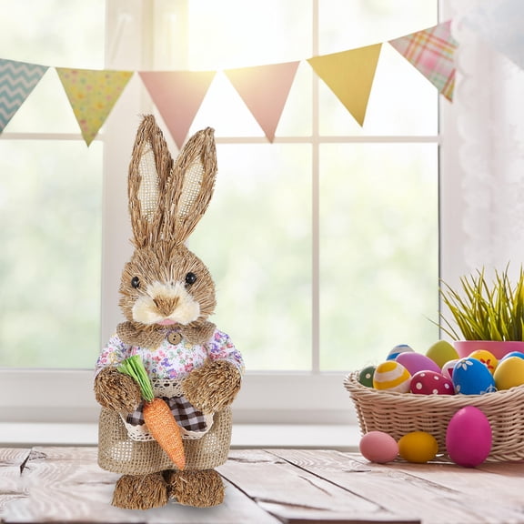 WEUVEB Bundy Realistic Bunny Decoration Assorted Color 1Pcs