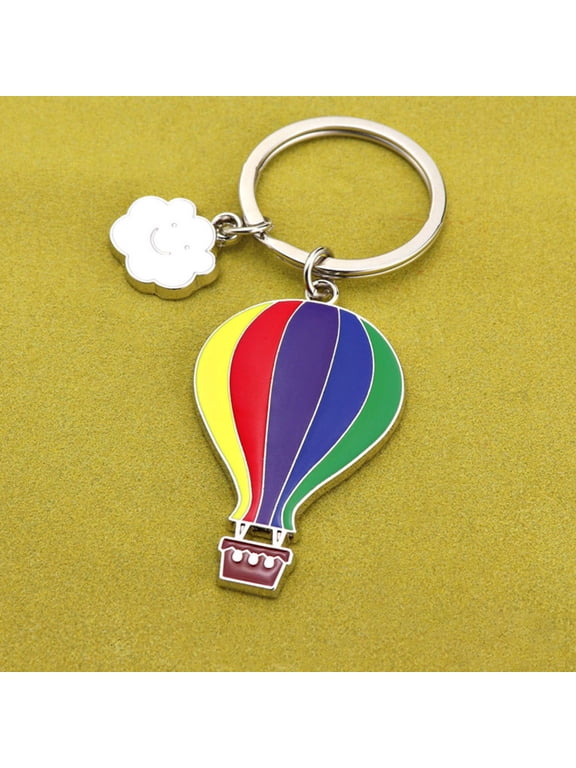 Multicolor Cloud Keychain, Funny Zinc Alloy Pendant Charm for Handbag, Purse, Backpack, Keys, Bag Decor Accessory