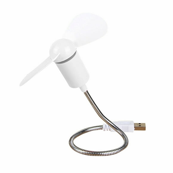 WEUVEB Gooseneck Fan 4Pcs Assorted Color 11.8X3.9X0.8In Tpe Usb Powered Mini Desk Accessory for Home and Office