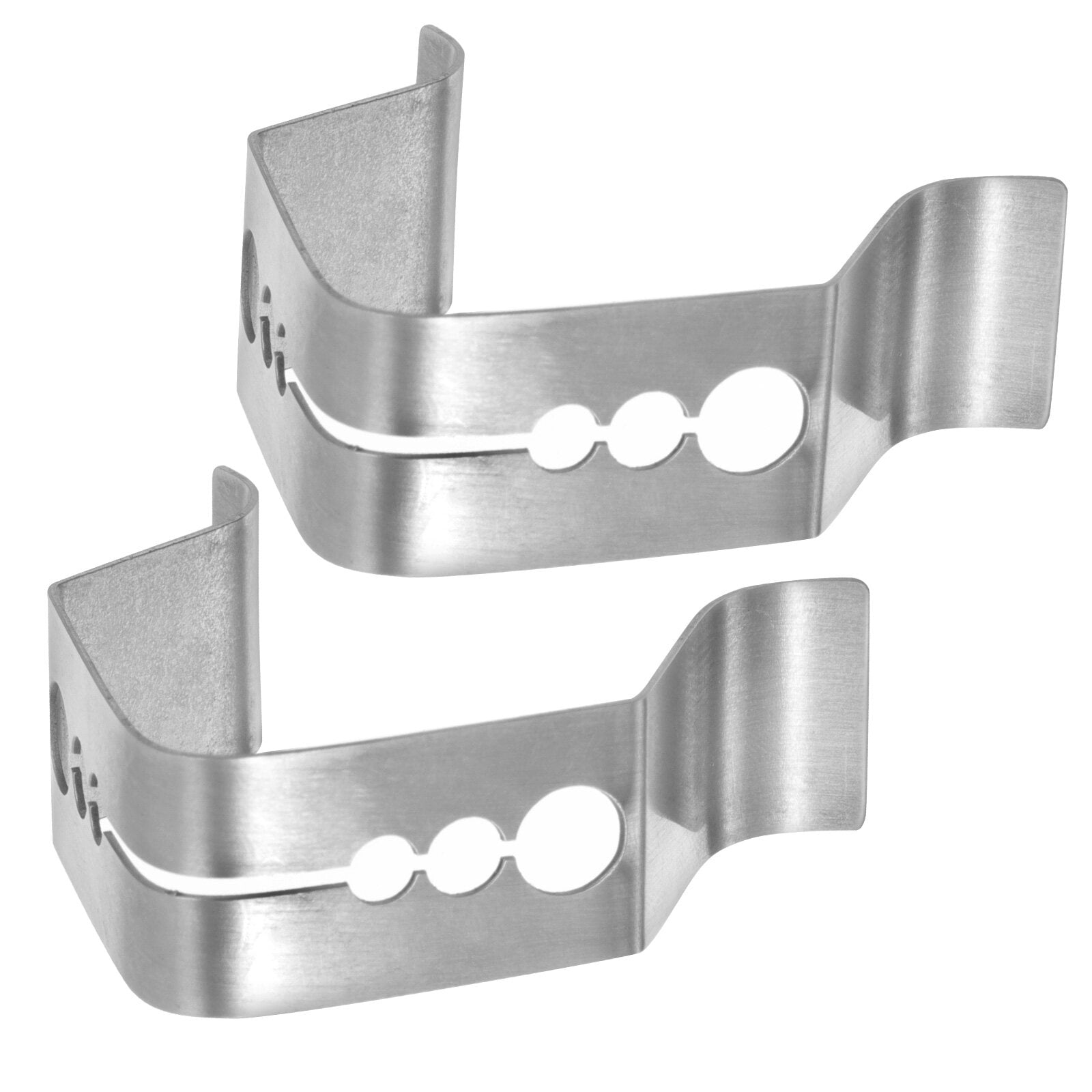Thermometer Inserts WEUVEB Thermometer Clips Stainless Steel Plated Silver for Kitchen Use ...