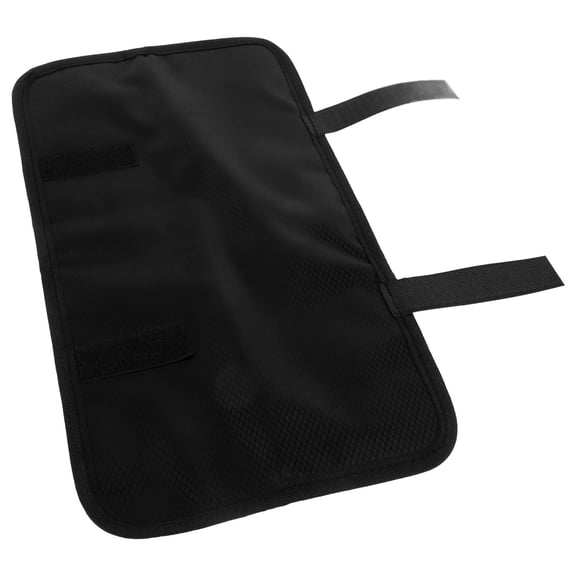 WEUVEB Grey Hanging Storage Pouch Canvas for Curling Iron Hair Straightener and Hair Dryer