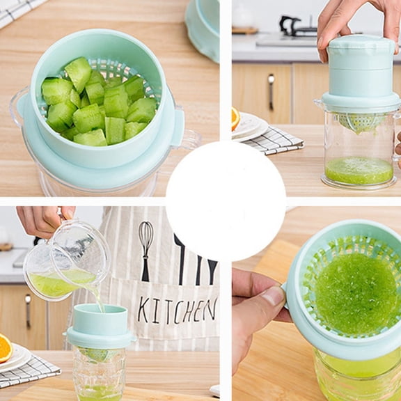 WEUVEB Hand Press Fruit Juicer Light Green Manual Squeezer for Lemons Limes and Oranges Kitchen Accessory