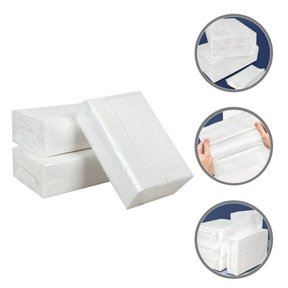 WEUVEB Paper Towels for Dispenser White Thick Hand Towels Ideal for Hotel and Restaurant