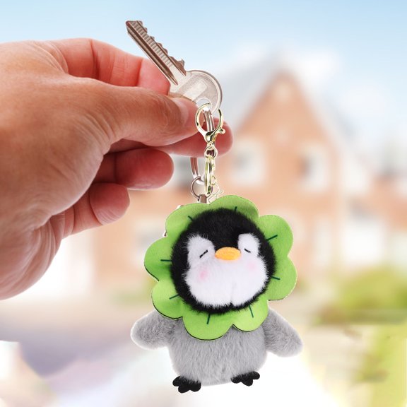 WEUVEB Penguin Keychain Charms Plush Pendant Kawaii Design for Special Occasions 1Pack