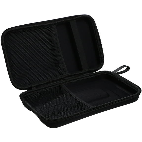 WEUVEB Hard Shell Wireless Microphone Carrier Case with Receiver Compartment and Handle