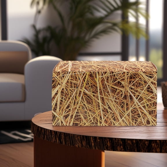 WEUVEB Hay Bales Decorative Hay Bales Khaki Paper Rustic Charm Addition 1Pack