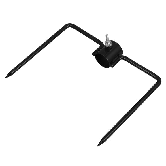WEUVEB Heavy Duty Iron Flag Pole Holder and Outdoor Umbrella Stake for Garden and Beach Use