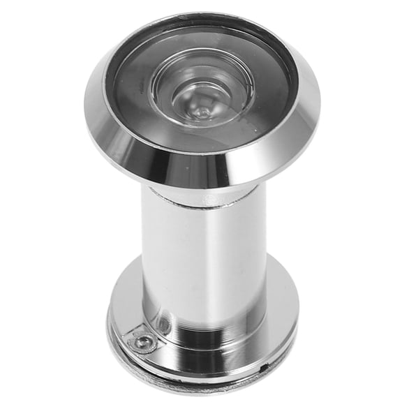 WEUVEB High Definition Plated Silver Door Viewer with 220 Degree View and Privacy Cover