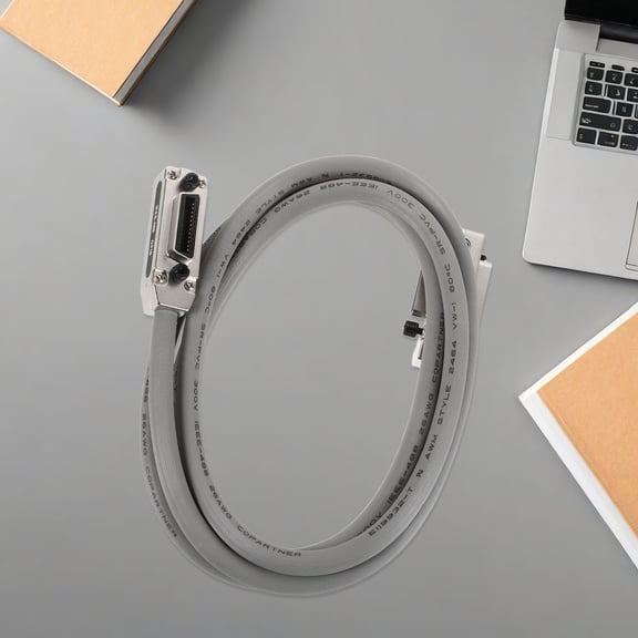 WEUVEB Gpib Adapter Cable High Speed Ieee488 Metal Connector Grey Home
