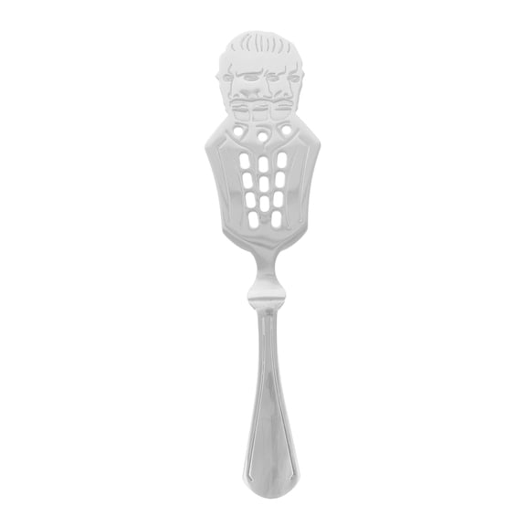 WEUVEB Hollow Out Decorative Absinthe Spoon Stainless Steel Sugar Cube Strainer for Home Use
