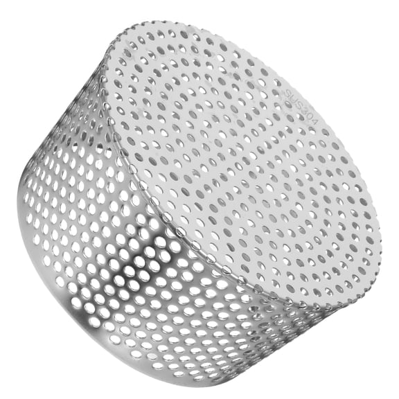 WEUVEB Home Use Stainless Steel Drain Cover with Anti Blocking Dome Design in Silver Finish