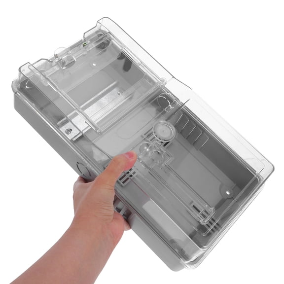 WEUVEB Weatherproof Electrical Distribution Box, Multi-Color Plastic Enclosure with High Transparency Cover for Outdoor Use