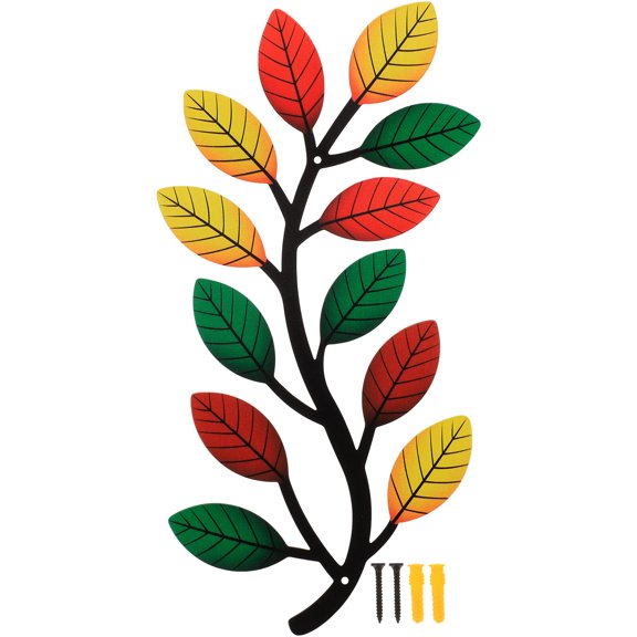 WEUVEB Iron Branch Wall Decor for Kids Multi Color Vivid Realistic Home Hanging Craft 1 Set