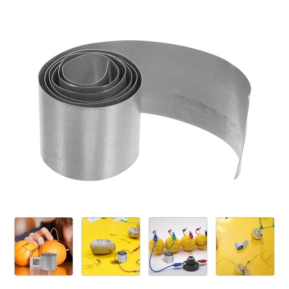 WEUVEB DIY Science Experiment Kit Silver Iron Sheet for Fruit Battery Power Generation