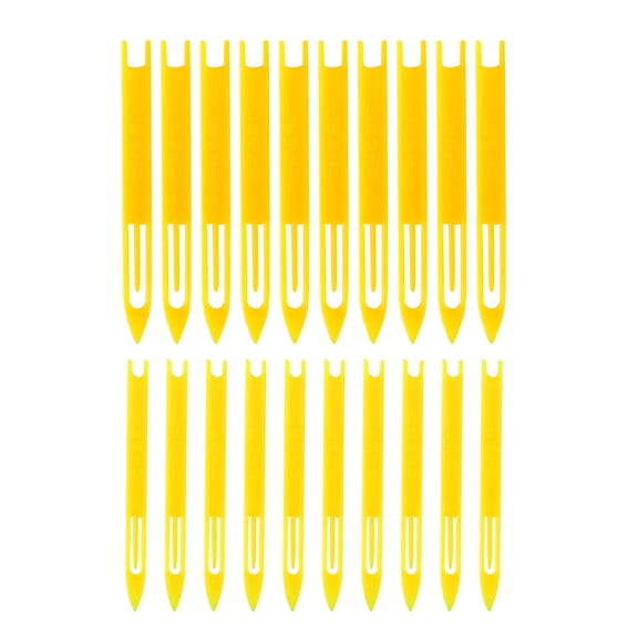 WEUVEB Knitting Equipment 20Pcs Plastic Weaving Needles For Fishing Net Repair Kits