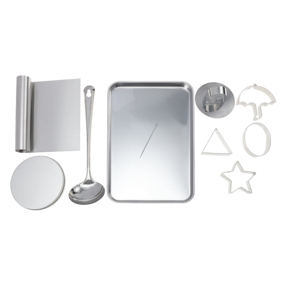 WEUVEB Confectioners Molds Easy to Clean Stainless Steel 1 Set