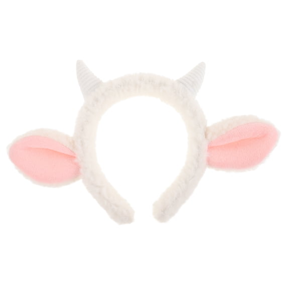 WEUVEB Lamb Ears Headbands Plush Animal Ear Hair Hoops Stylish Accessory for 1Set