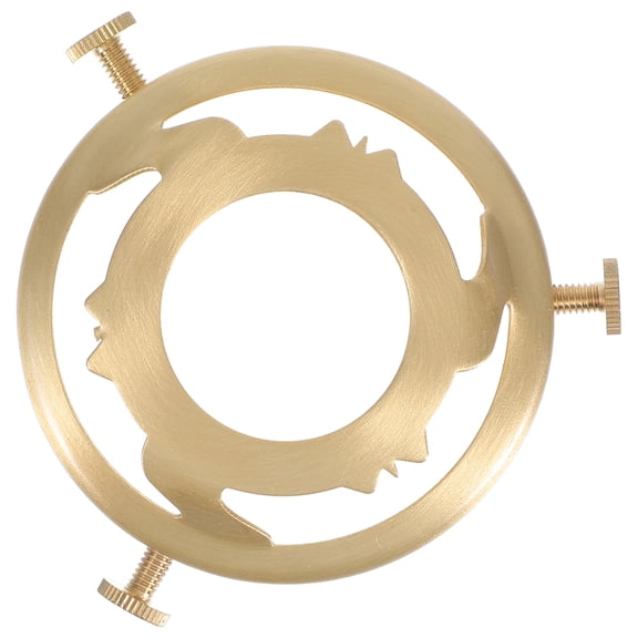 WEUVEB Light Socket Shade Ring: Copper Glass Lampshade Fixing Ring For Stable Installation  Metal Light Fixture Fitter Accessories