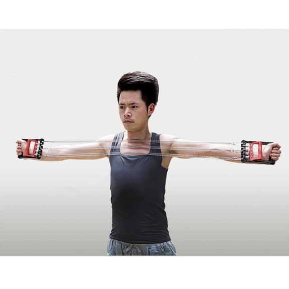 WEUVEB Lightweight Chest Expander with Detachable Springs for Fitness and Pectoral Muscle Training