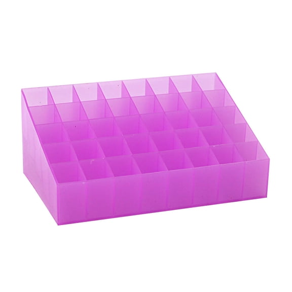 WEUVEB Makeup Storage Box Modern Lipstick Organizer Holder for Shop Daily Use Plastic 1Pcs